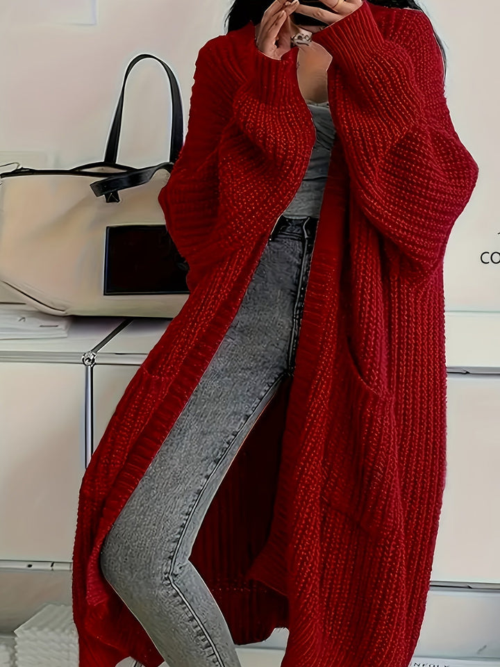 Alice | Cardigan Long à Capuchon