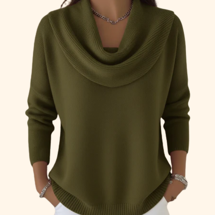 Victoire™ | Pull Doux à Col Bénitier