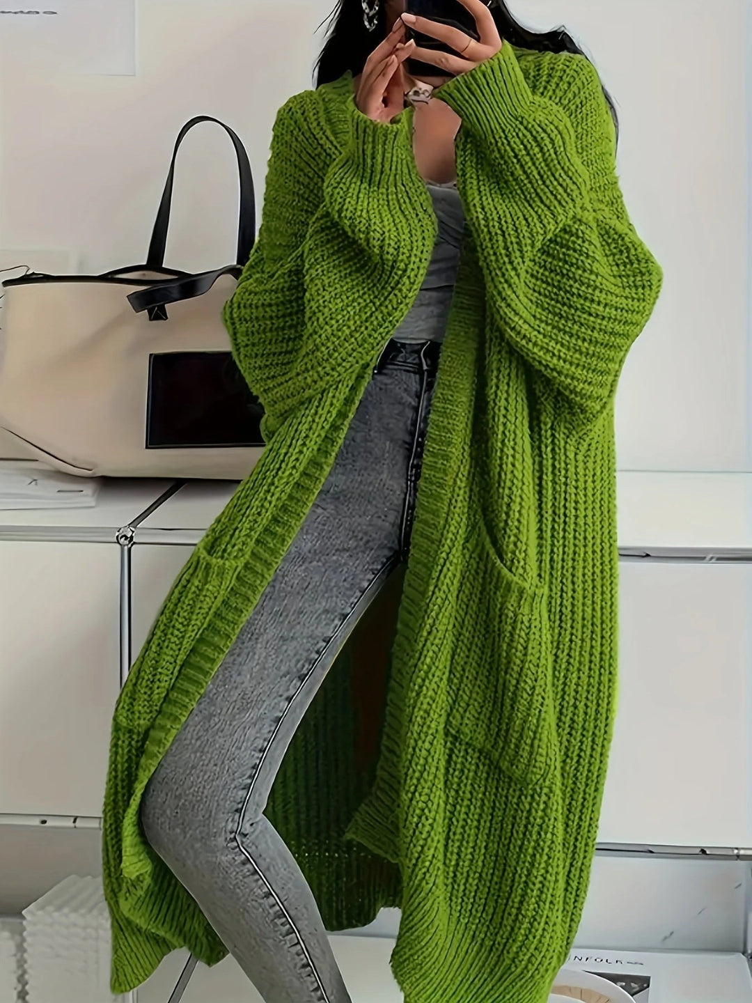 Alice | Cardigan Long à Capuchon