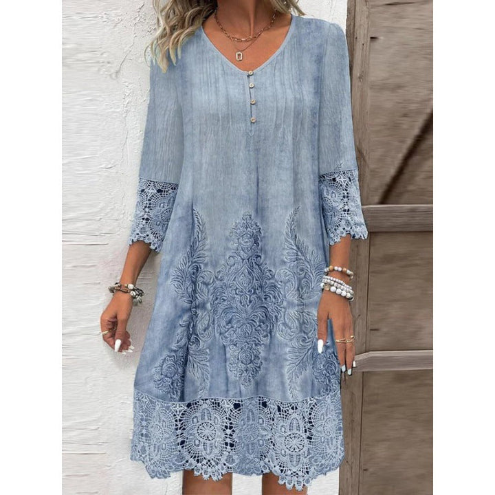 Timeless | Robe Midi en Dentelle – Robe Cocktail
