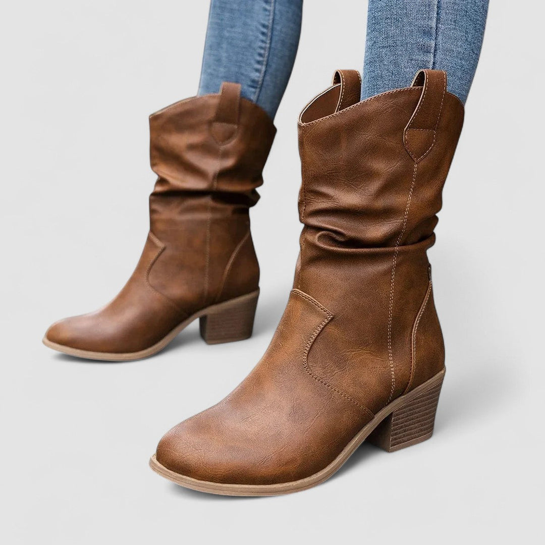 Vivian | Bottes Orthopédiques en Cuir Souple