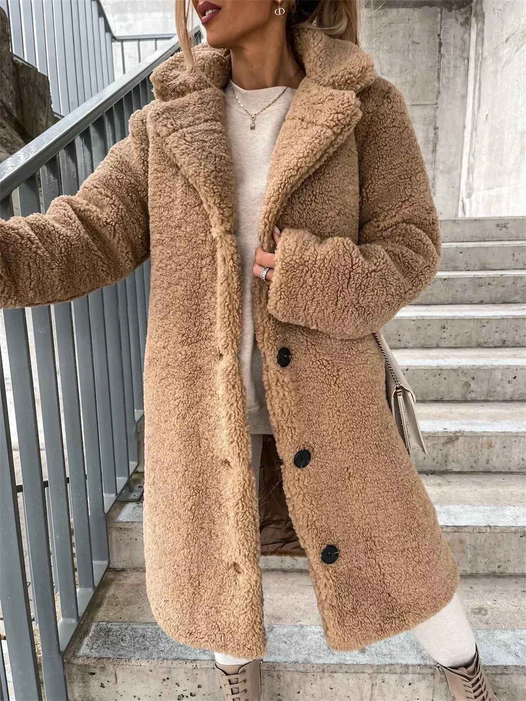 Colette | Manteau Teddy Doux