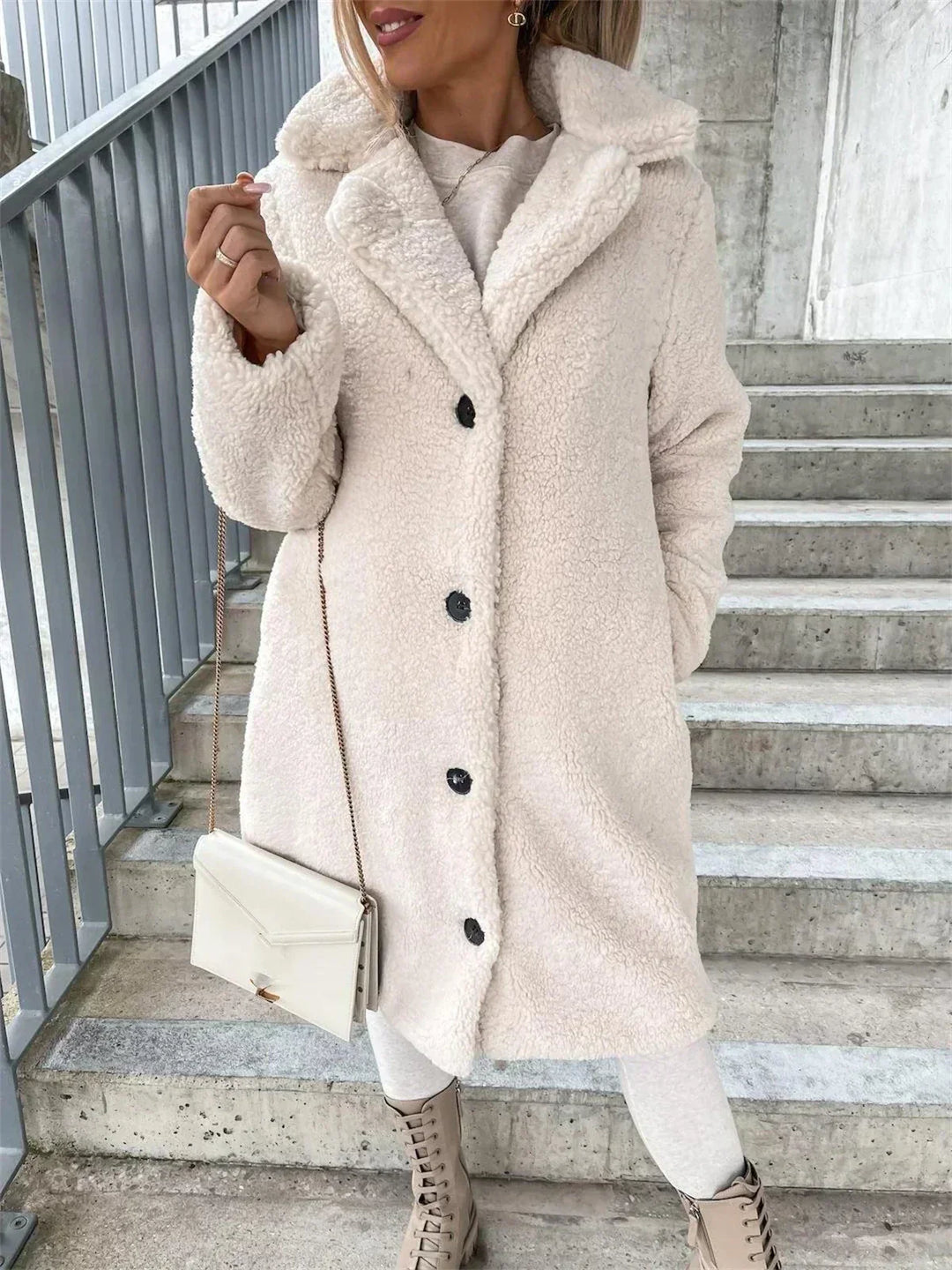 Colette | Manteau Teddy Doux