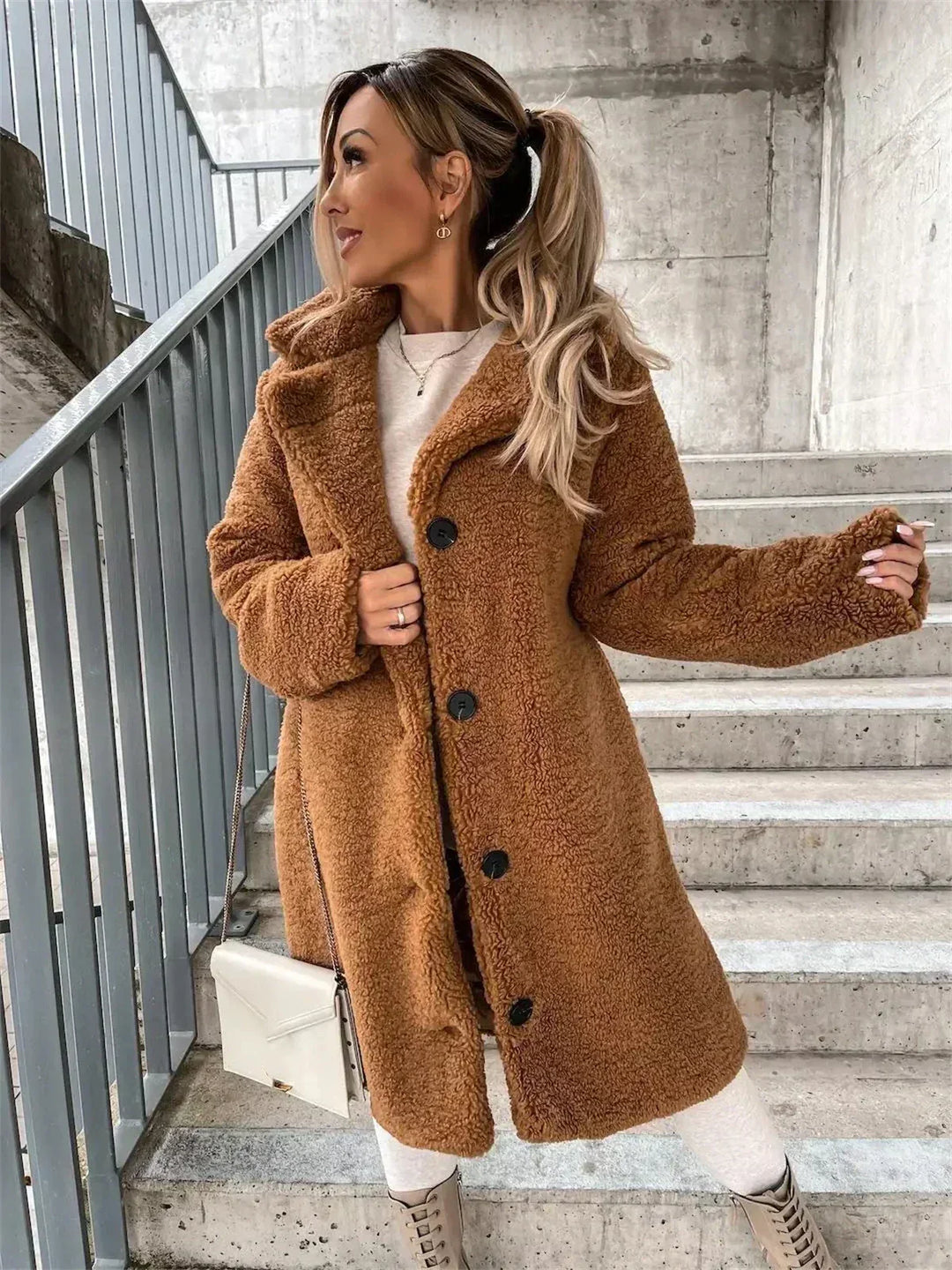 Colette | Manteau Teddy Doux