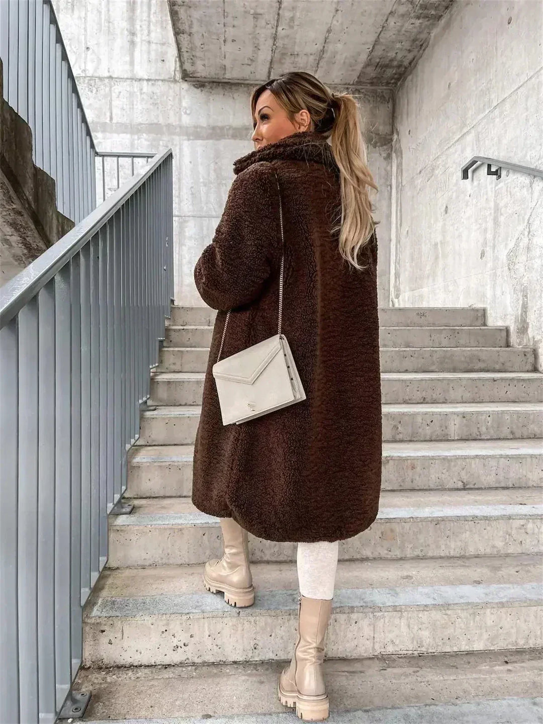 Colette | Manteau Teddy Doux