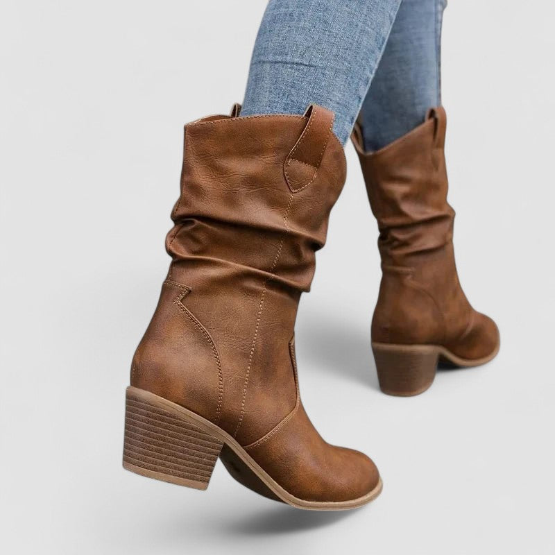 Vivian | Bottes Orthopédiques en Cuir Souple