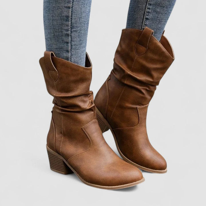 Vivian | Bottes Orthopédiques en Cuir Souple