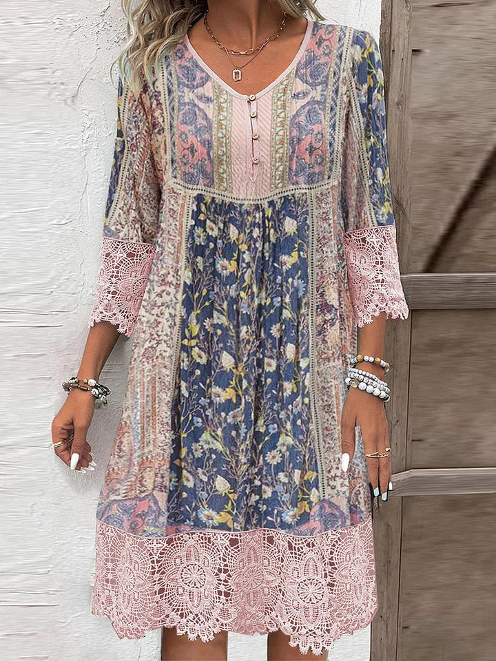Timeless | Robe Midi en Dentelle – Robe Cocktail