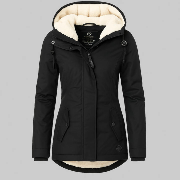 Soraya | Imperméable Doublé à Capuchon
