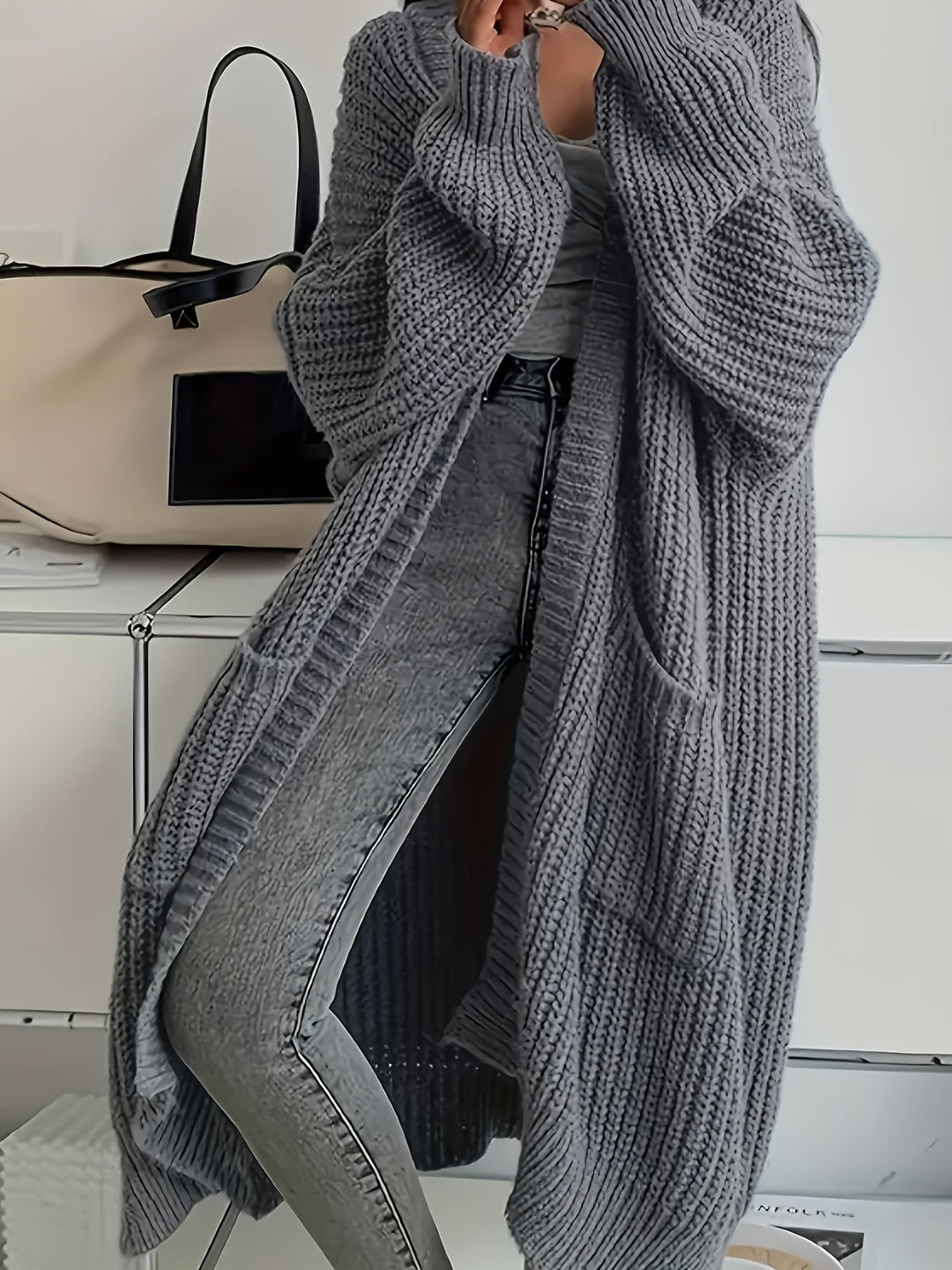Alice | Cardigan Long à Capuchon