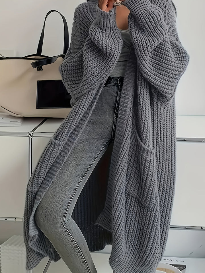 Alice | Cardigan Long à Capuchon