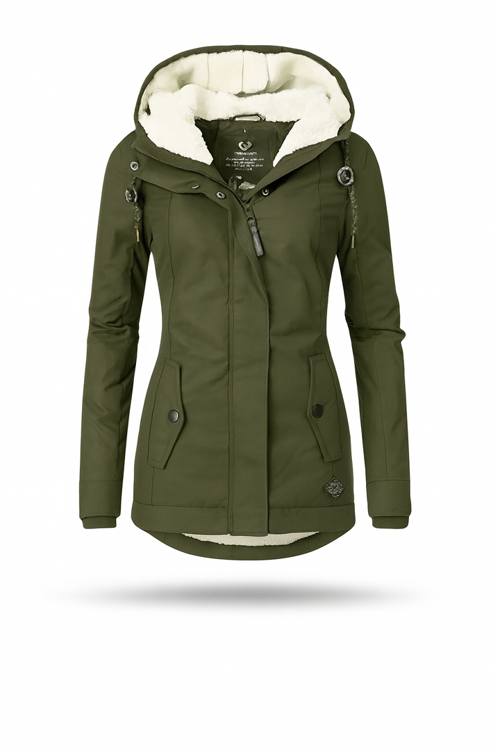 Soraya | Imperméable Doublé à Capuchon