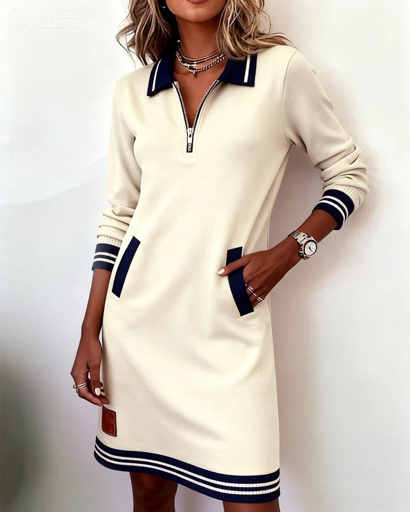 Hélène™ | Robe Coton Élégante
