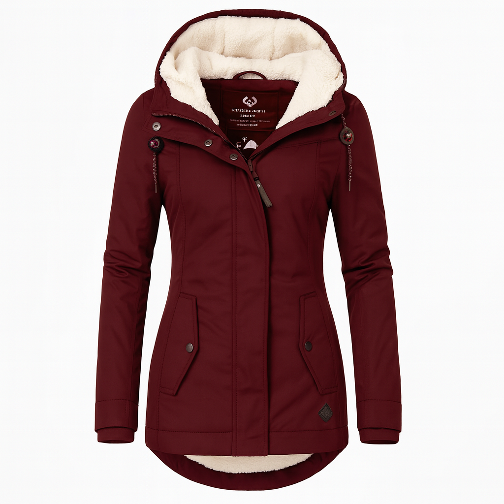 Soraya | Imperméable Doublé à Capuchon